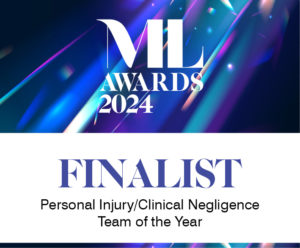 Finalist - Personal Injury/Clinical Negligence Team of the Year 2024