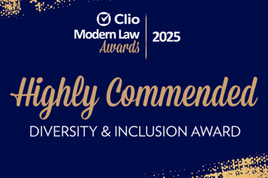 Highly Commended in diversity and inclusion award