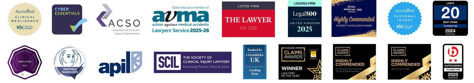 Express Solicitors Awards & Accreditations